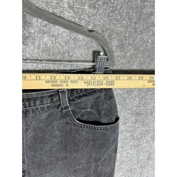 Gitano High Waist Mom Jeans Womens Size 16 Short Relaxed‎ Fit Faded Black Denim - Picture 11 of 14